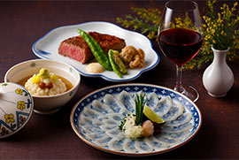 京料理とフランスワインのマリアージュイベント ～会席×ワイン講座：五感で旅するフランス～【熊魚菴たん熊北店･和食】