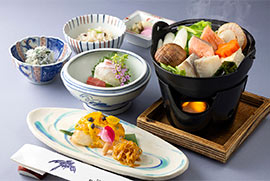 春の三陸海鮮鍋御膳【熊魚菴たん熊北店･和食】