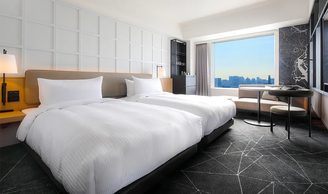 プレミアムルーム ツイン（35～38F）／ パークサイド・パレスサイドの朝