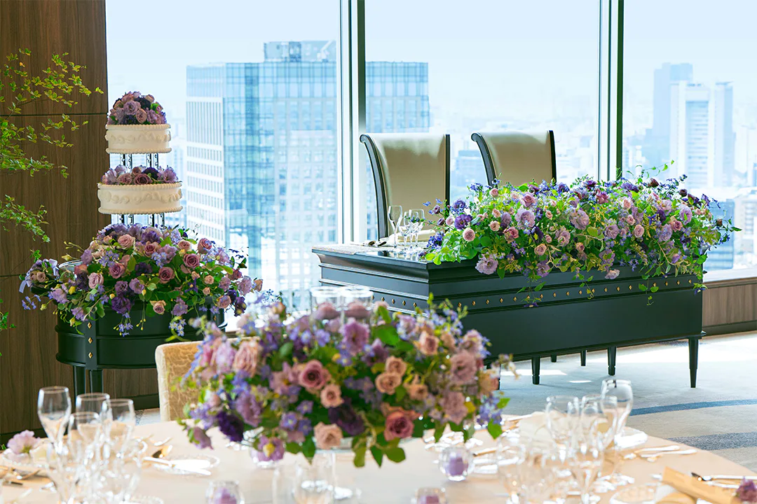 【シリウス】新郎新婦のお席も可愛くコーディネート